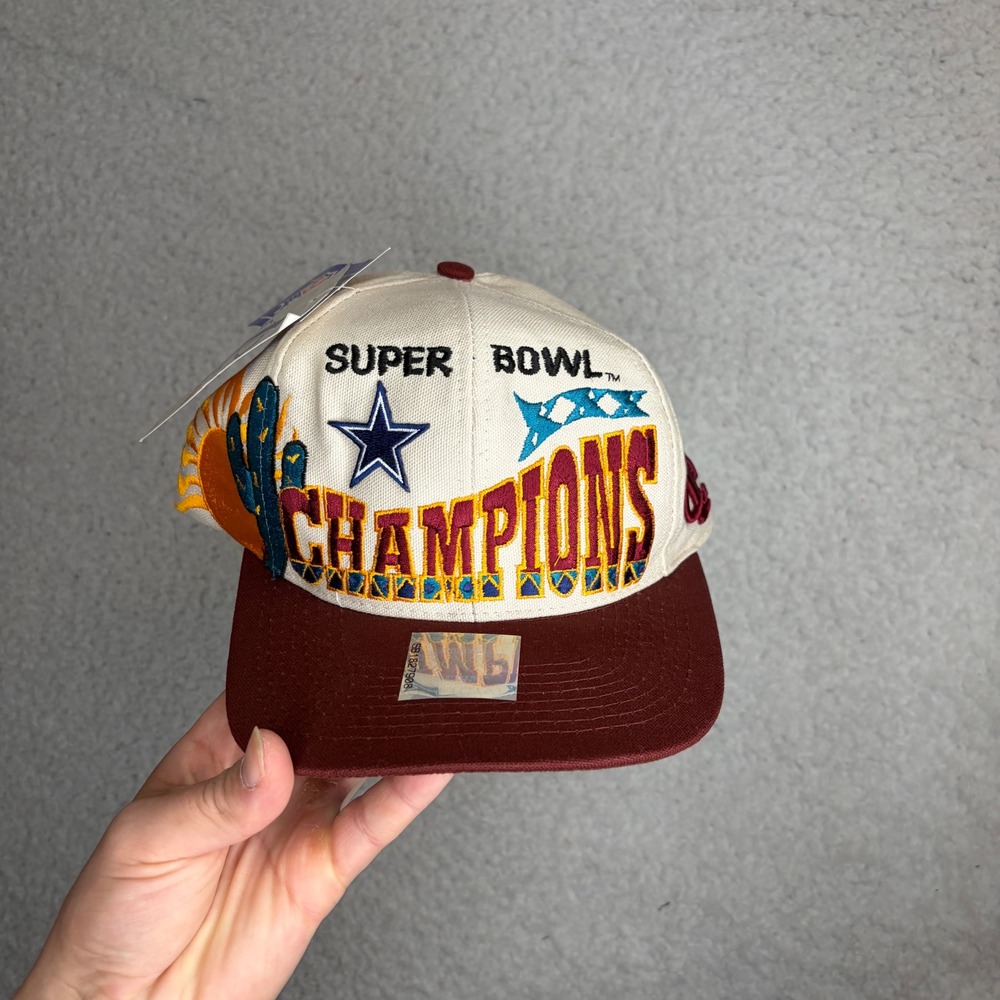 NEW Vintage Dallas Cowboys Super Bowl XXX Champions Hat Logo Athletic Snapback